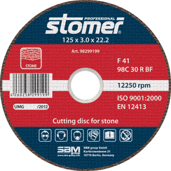 Диск отрезной Stomer CS-125
