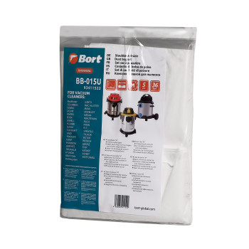 Комплект мешков пылесборных для пылесоса Bort BB-015U